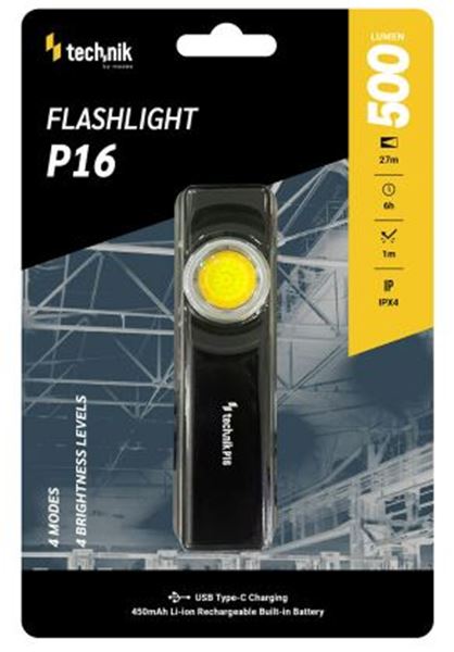 Picture of P16 FLASHLIGHT COB LED 500LUM